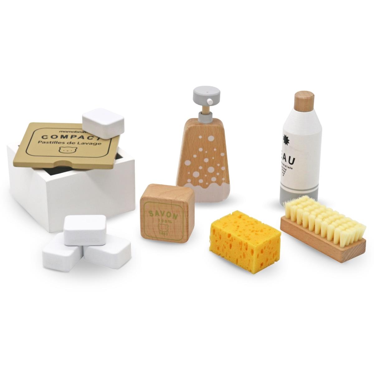 Hölzernes Reinigungsset für Kinder - 10 Teile