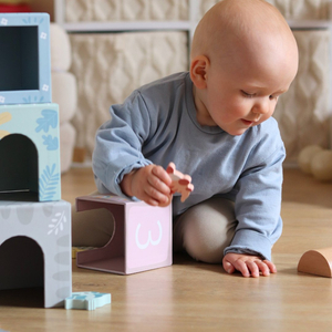 Turmsortierer mit Figuren Dinosaurier