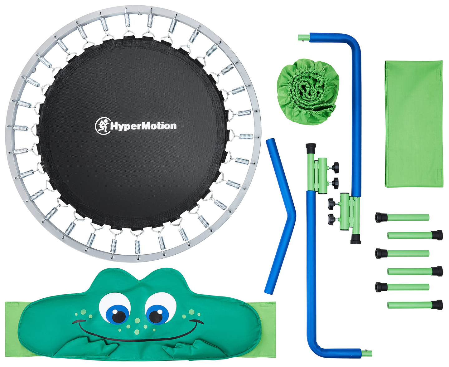 Frosch - Mini-Trampolin für Kinder - mit Griff - 50 kg max - 91 cm - für Haus und Garten