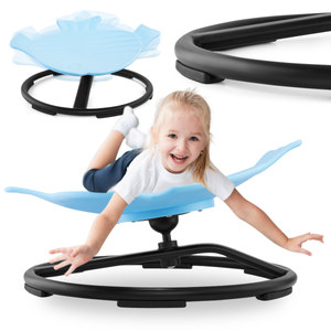 Mini-Karussell für Kinder Fisch - blau