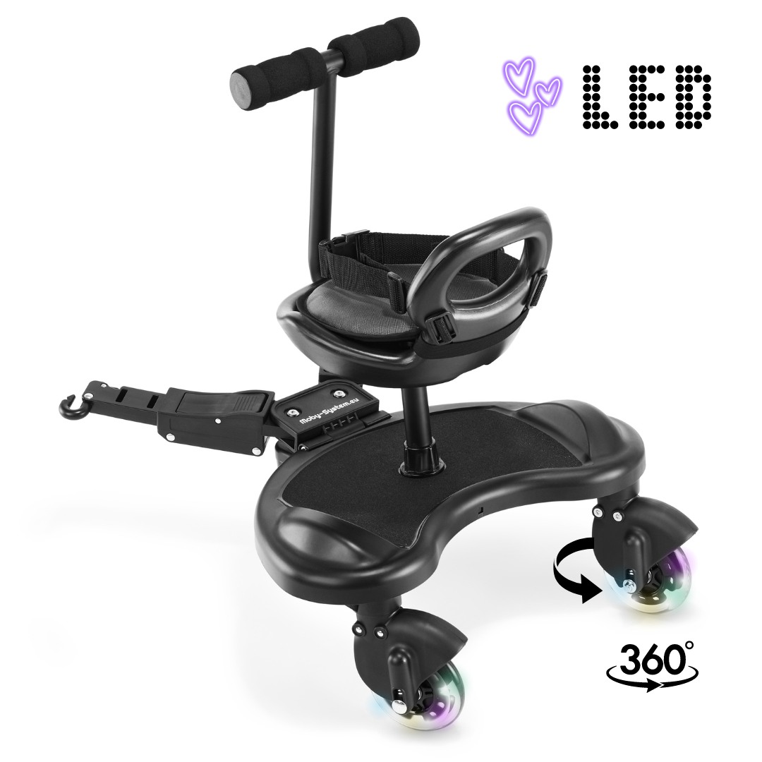 Beistellwagen mit Sitz zum Kinderwagen Mr. Buggy