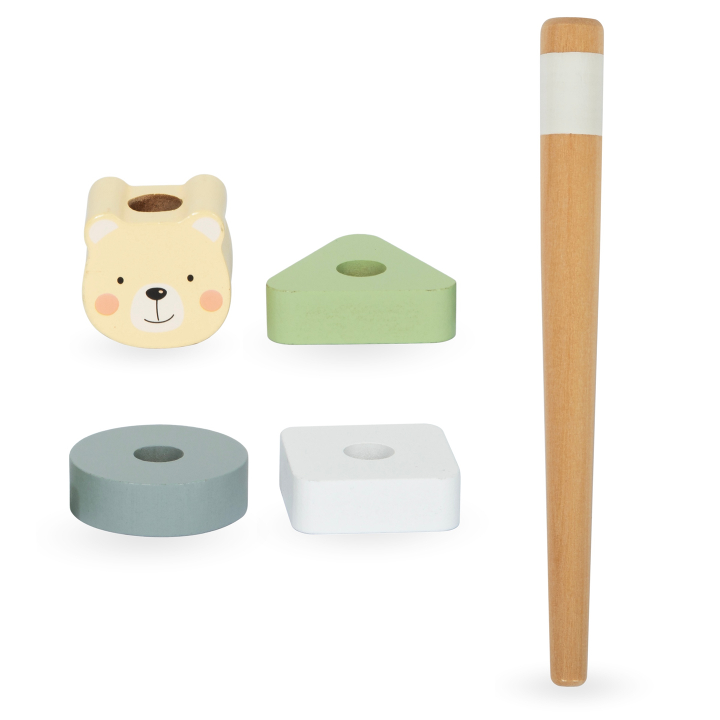 Pädagogischer 7-in-1-Musiktisch aus Holz mit Becken und Gong – wilder Dschungel