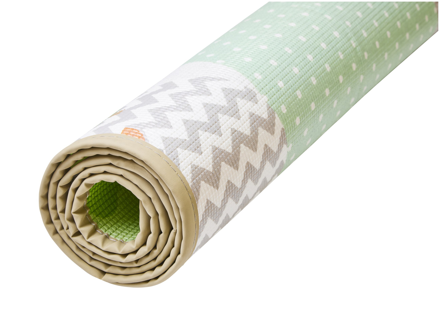 Beidseitige Schaummatte – Wald auf einem Hügel / sonnige Stadt