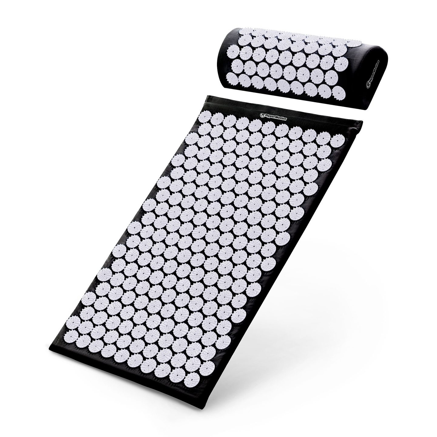 Akupressurmatte mit Kissen und Bezug – 72 cm HyperMotion schwarz-weiß