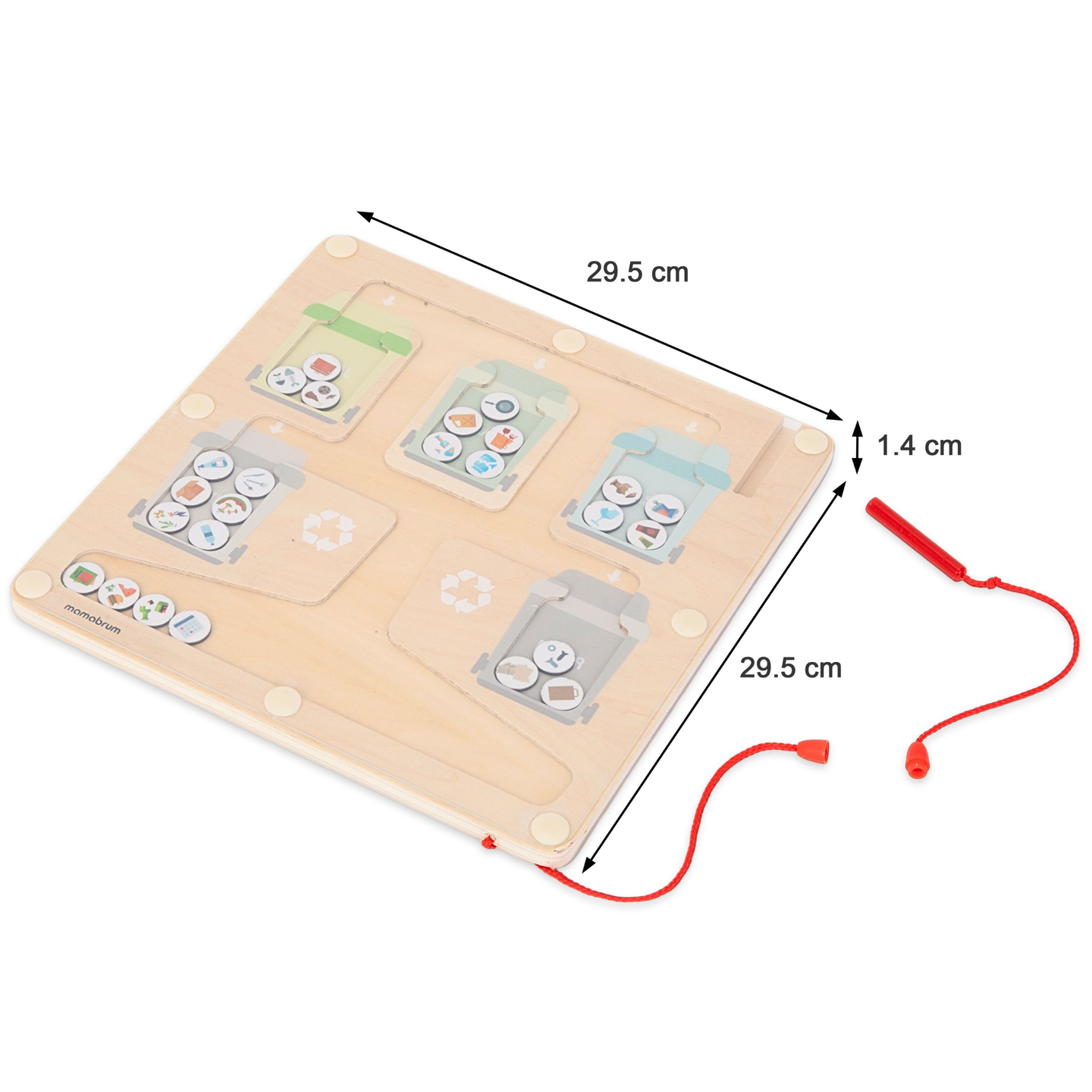 Magnetische Puzzlespiele Recycling