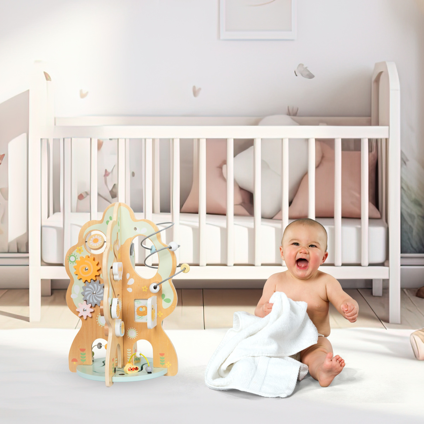 Lernspielzeug aus Holz 10 in 1 - Multifunktionsbaum