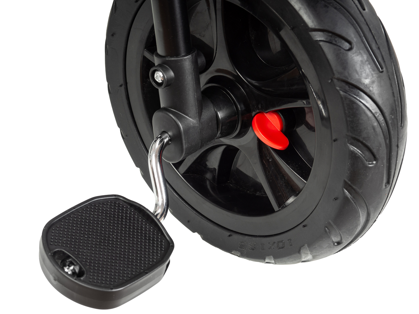 Dreirad HyperMotion TOBI VECTOR - dauerhaft aufgepumpte Räder + Schieber. Farbe: schwarz.