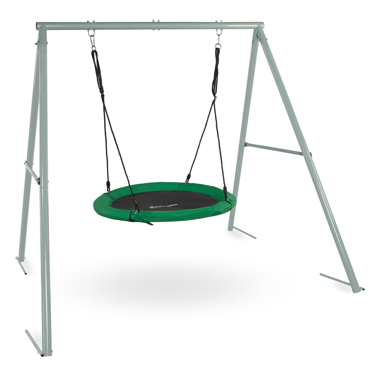 Gartenschaukel vom Typ Storchennest mit Rahmen und Seilen