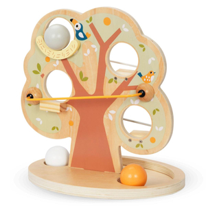 Holzkugelrutschbahn - Grüner Baum