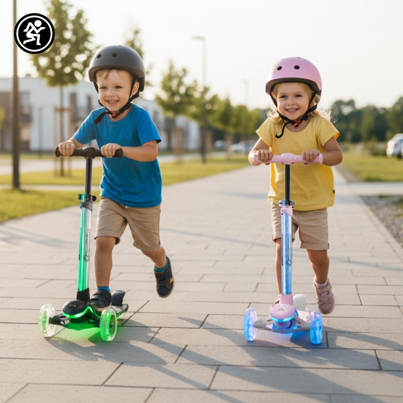 HyperMotion BECKY Balance-Scooter – RGB-LED-Beleuchtung, pink