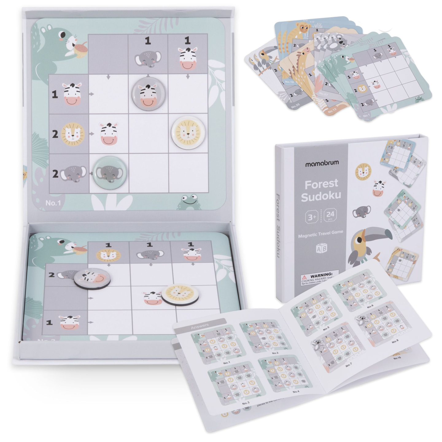 Magnetisches Reisespiel - Sudoku für Kinder