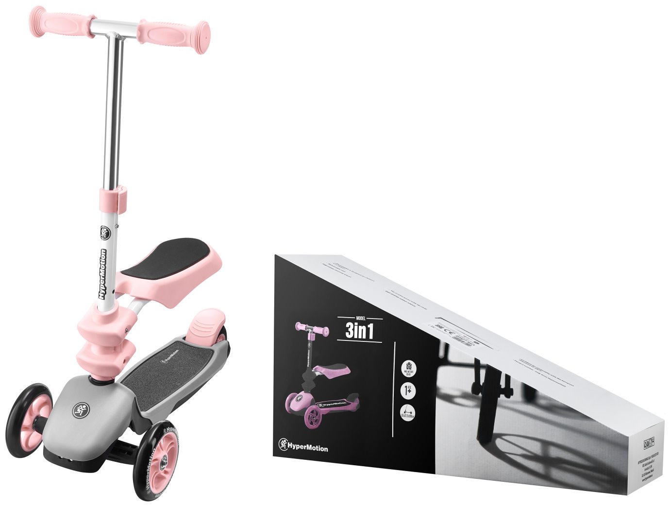 Roller 3in1 HyperMotion - Rosa