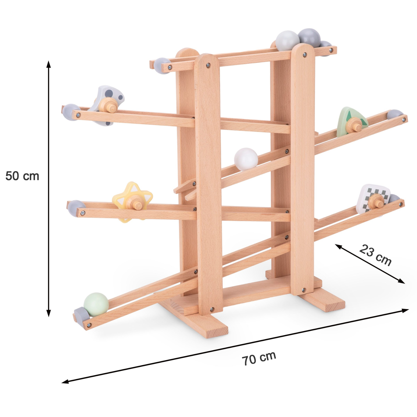 Große Holzsackgasse - Rutsche mit Drehelementen
