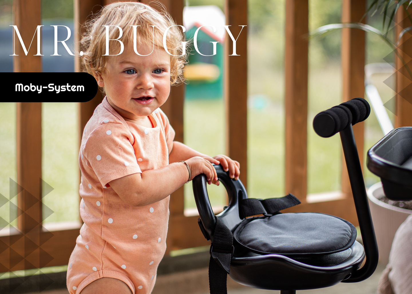 Beistellwagen mit Sitz zum Kinderwagen Mr. Buggy