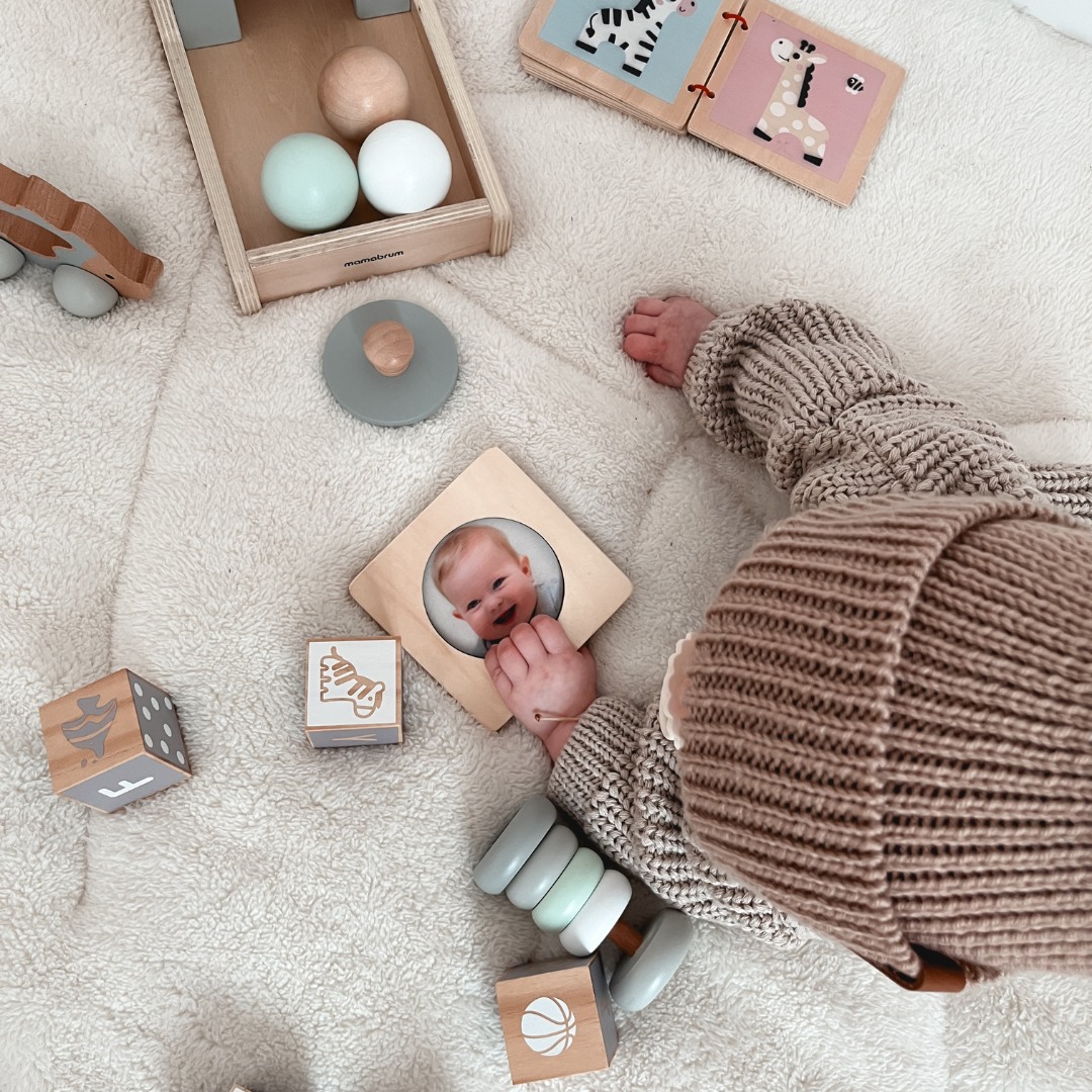 Montessori-Erziehungsbox für Babys - 6 Spielzeuge