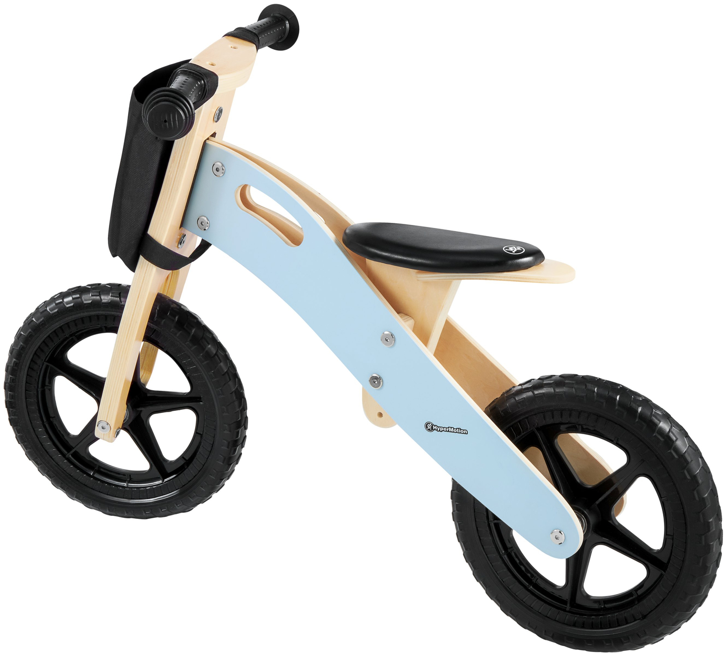 Holzlaufrad HyperMotion LEXI - Schaumstoffräder, superleicht - Himmelblau