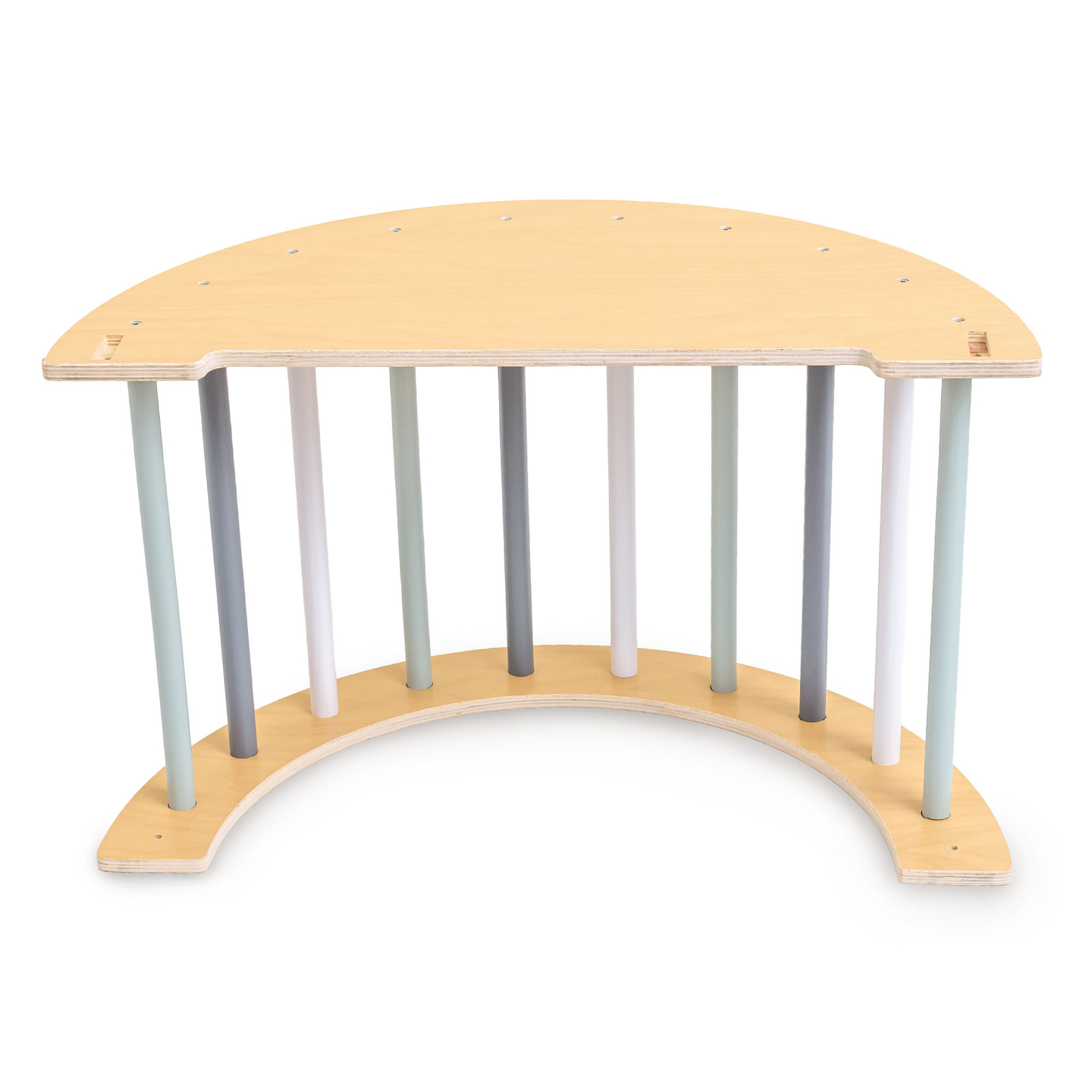 Indoor-Spielplatz aus Holz für Kinder – Kletterwand, Rutsche, Kletterbogen/-wippe und Pikler-Dreieck