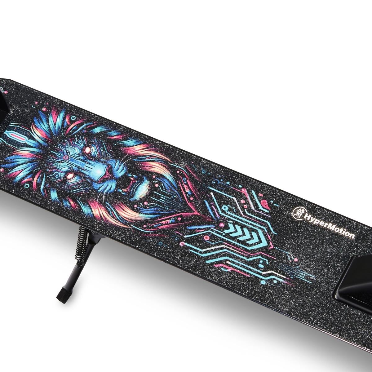 Zweirädriger Roller für junge Erwachsene - mit Stoßdämpfer - Hypermotion CITY SWIFT Digital Lion - 100kg