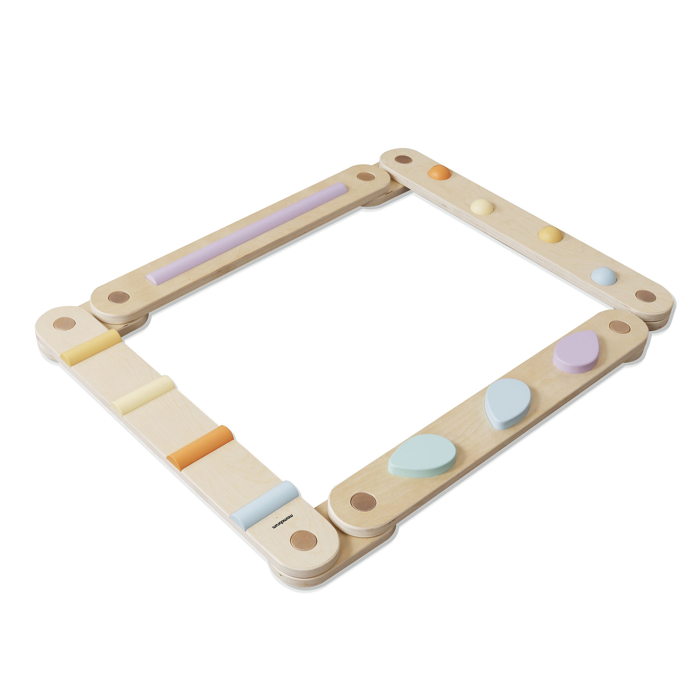 Großer Sinnespfad aus Holz - Balancierstrecke - 9 Elemente