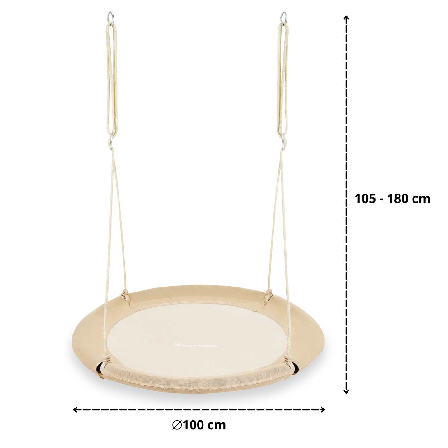 HyperMotion Storchennest-Schaukel - 100 cm Durchmesser, Farbe boho beige