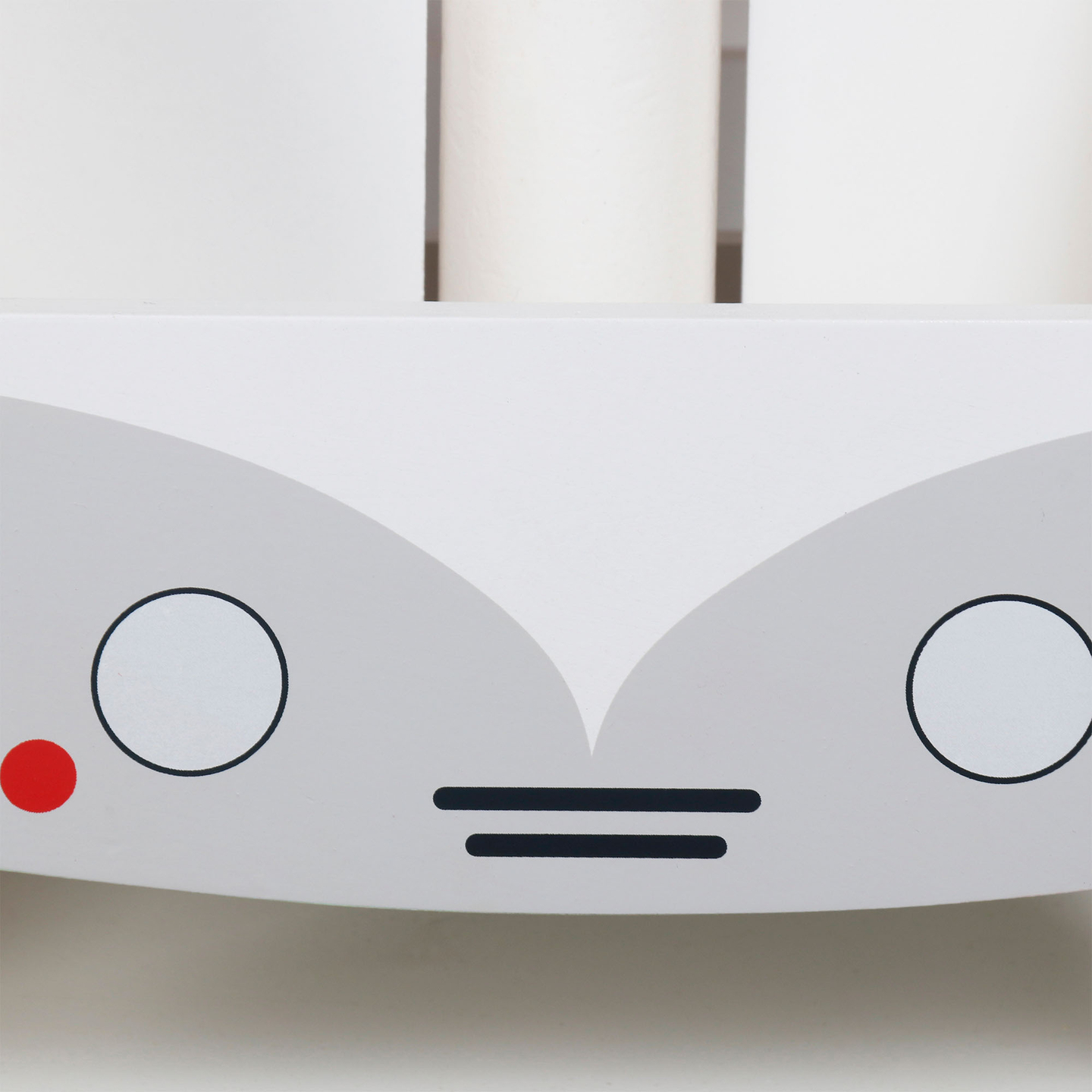 Holzbus zum Draufsitzen für Kinder - Bus mit Staufächern und Platz für Kuscheltiere