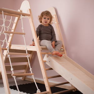 Holzspielplatz für Zuhause XL 5in1