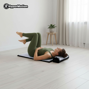 Akupressurmatte mit Kissen und Bezug – 72 cm HyperMotion schwarz-weiß