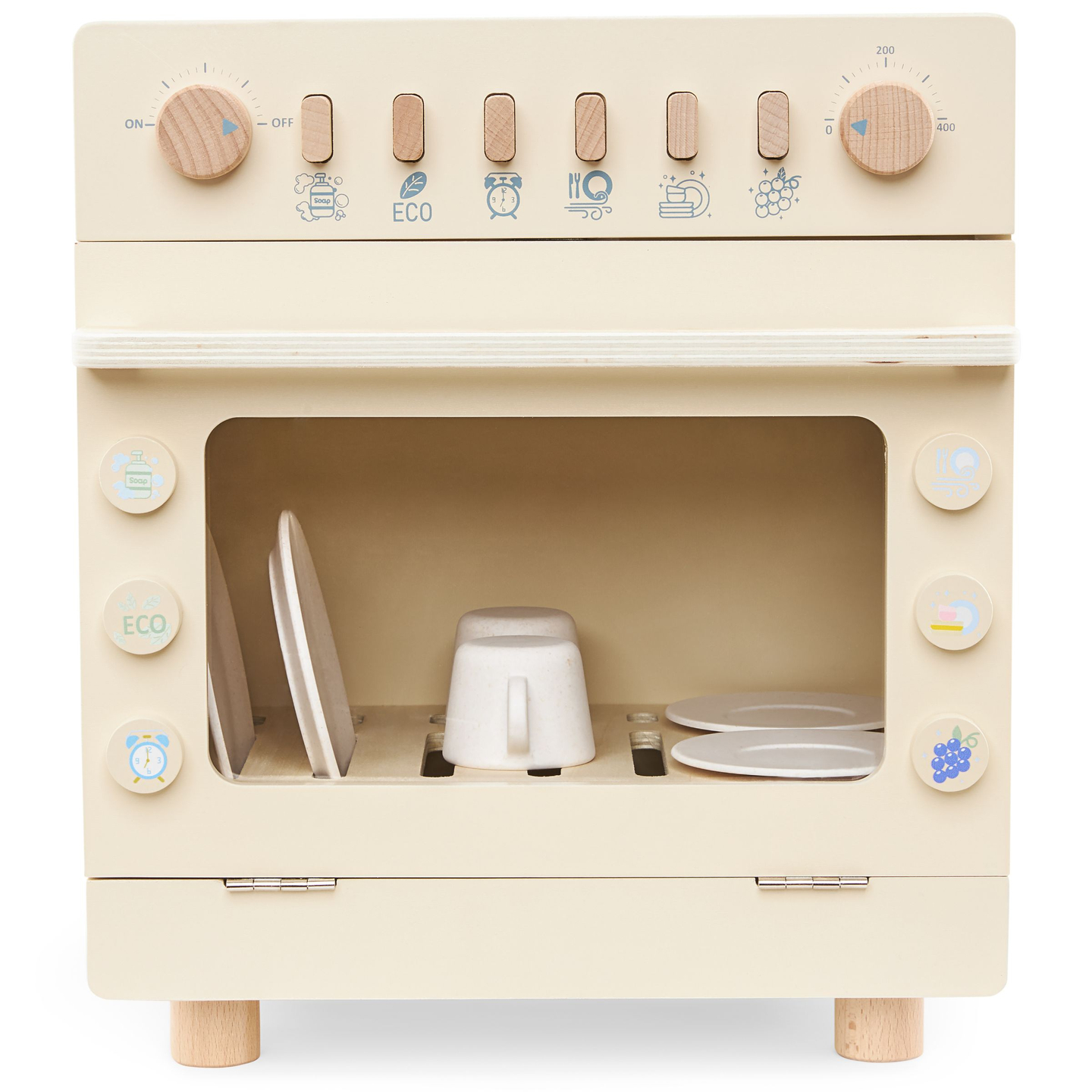 Holzgeschirrspüler mit Zubehör