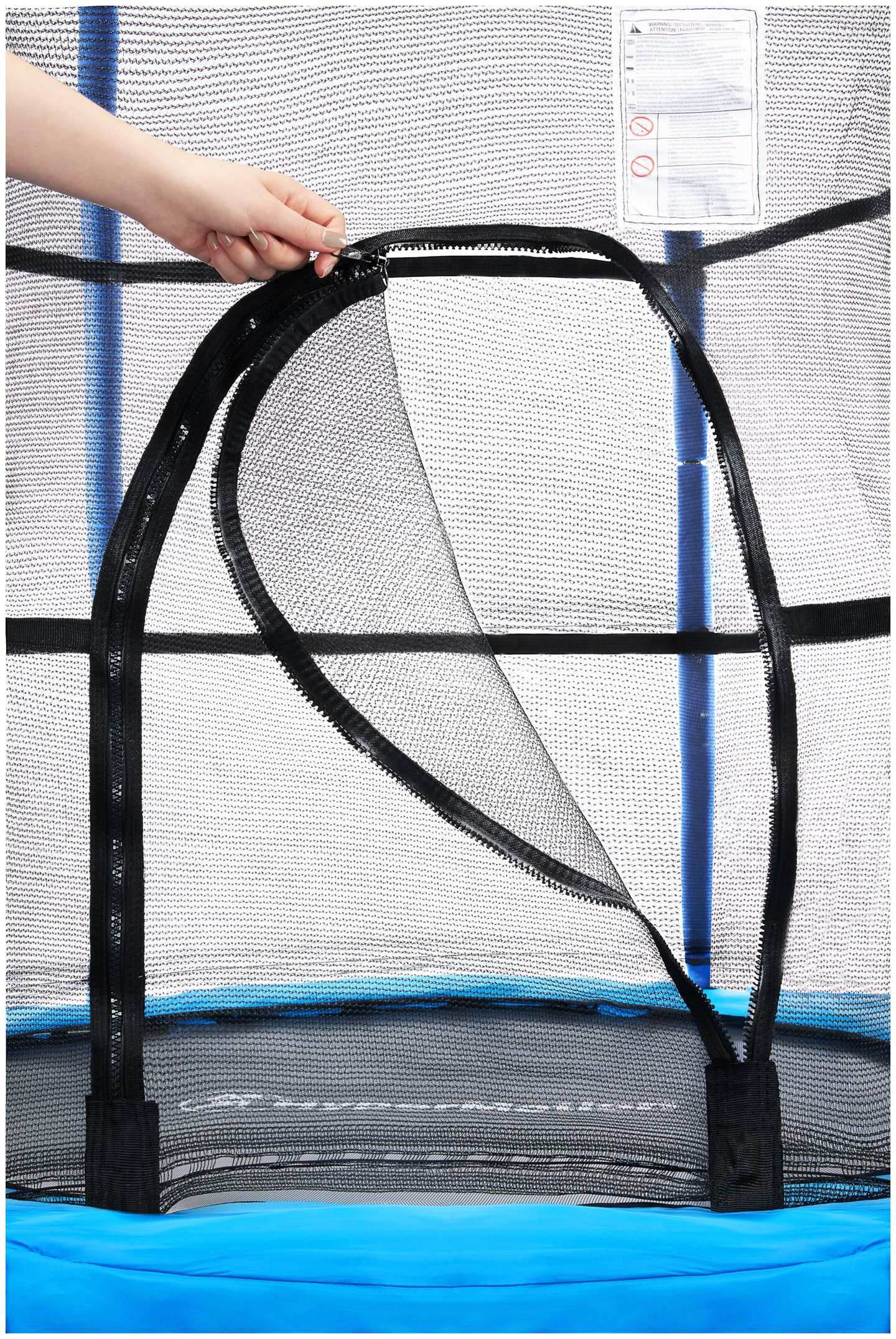 Heimtrampolin 140 cm mit Schutznetz - für Kinder von 3-6 Jahren
