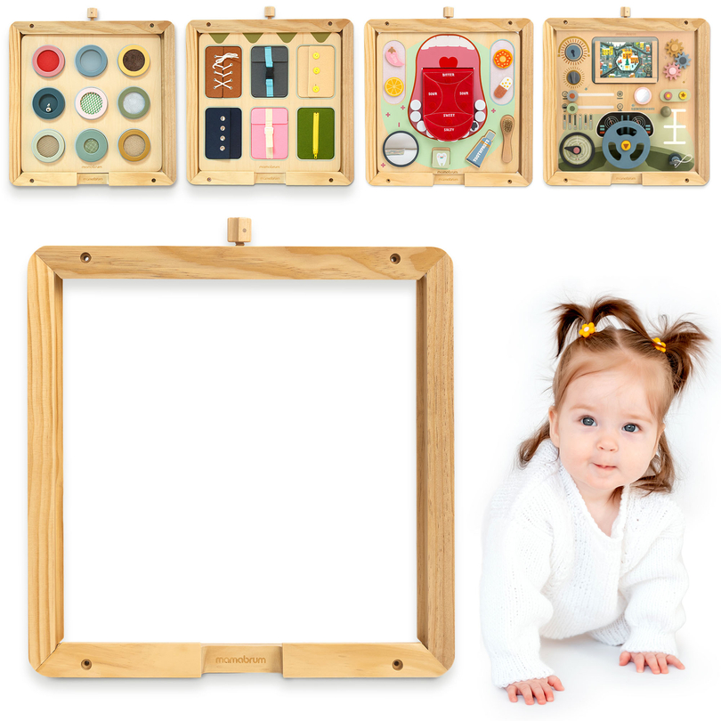 Wandrahmen aus Holz – zur Montage von Mamabrum-Lerntafeln