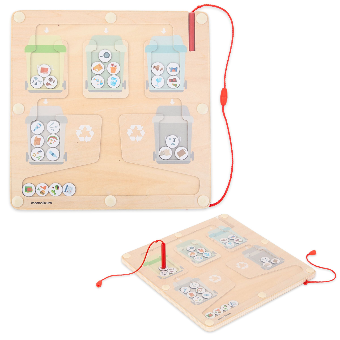 Magnetische Puzzlespiele Recycling