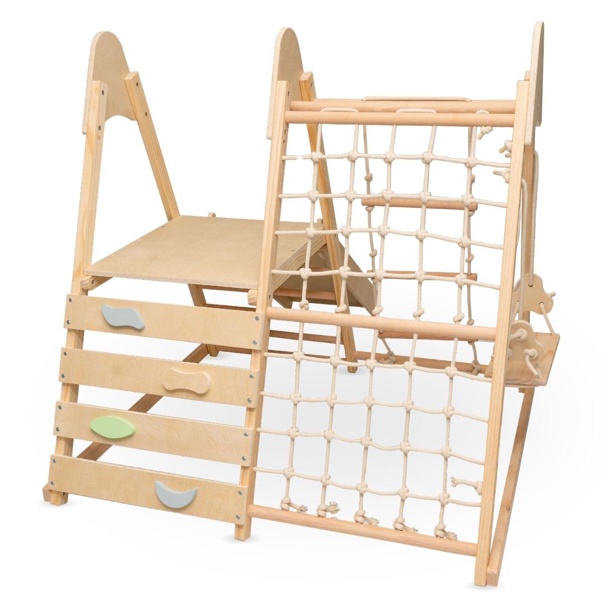 Holzspielplatz für Zuhause XL 5in1
