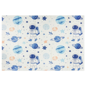 Doppelseitig faltbare Schaumstoffmatte 180 x 120 x 1cm - Kosmos/Geometrische Dreiecke