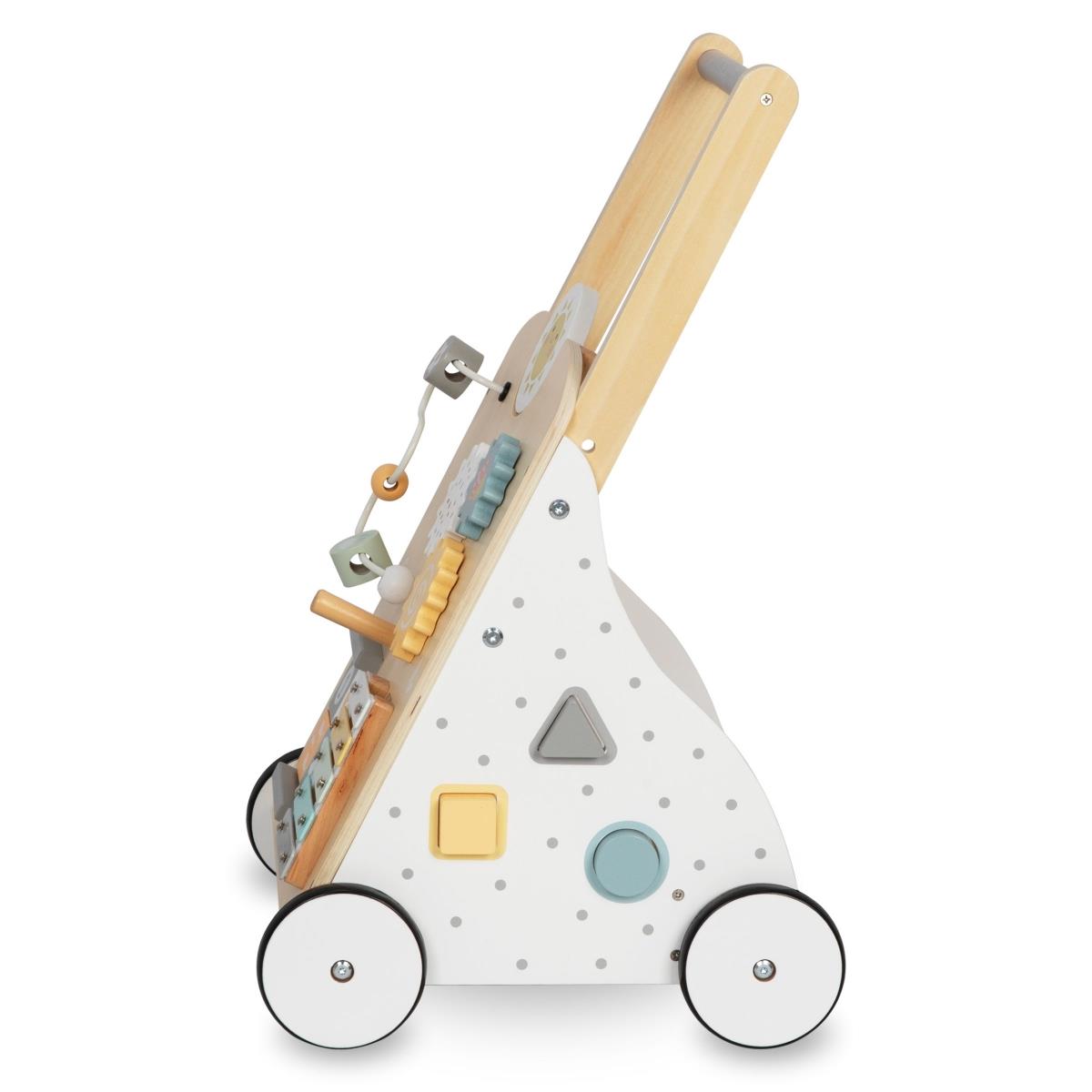 Pädagogische Lauflernhilfe 8in1 / Babystoßer - Manipulationsbrett