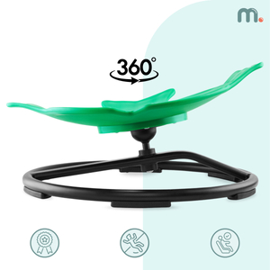 Mini-Kinderkarussell Fisch - Farbe grün